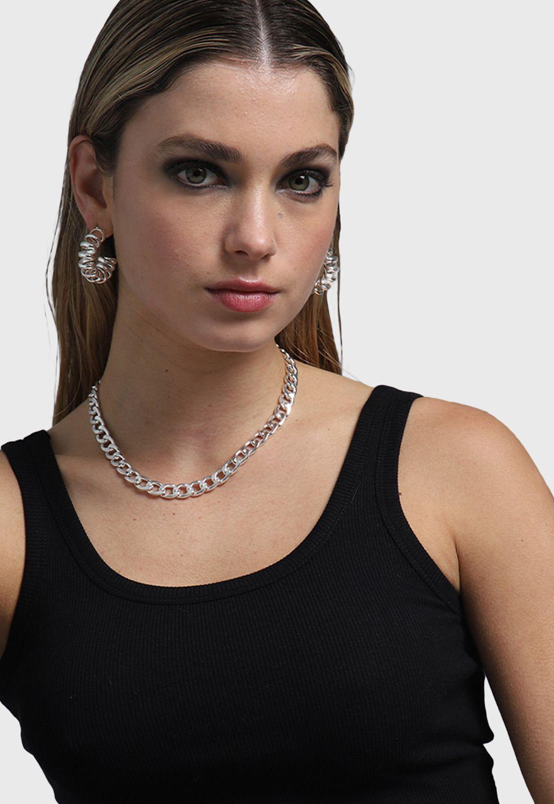 Polera Top Cuello Redondo Mujer Soviet SPO1626NE-0