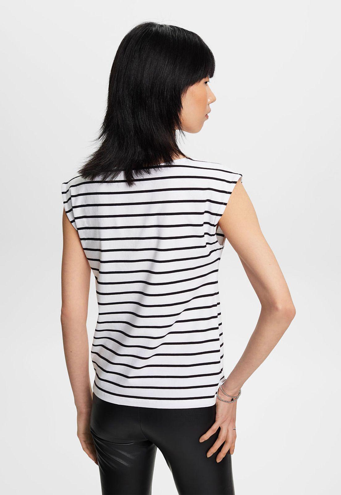 Polera Con Diseño A Rayas Mujer Esprit Arena-1