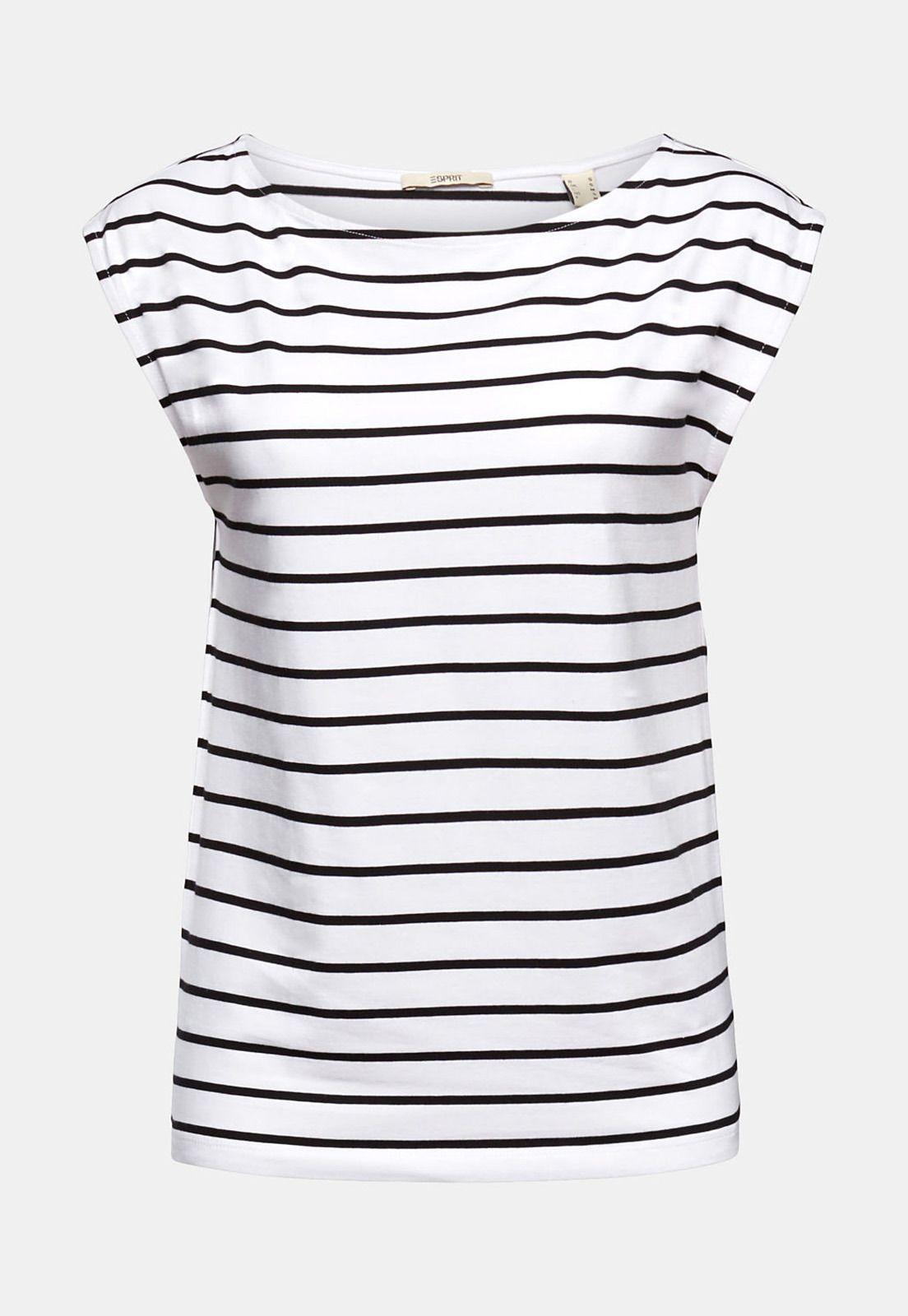 Polera Con Diseño A Rayas Mujer Esprit Arena-3