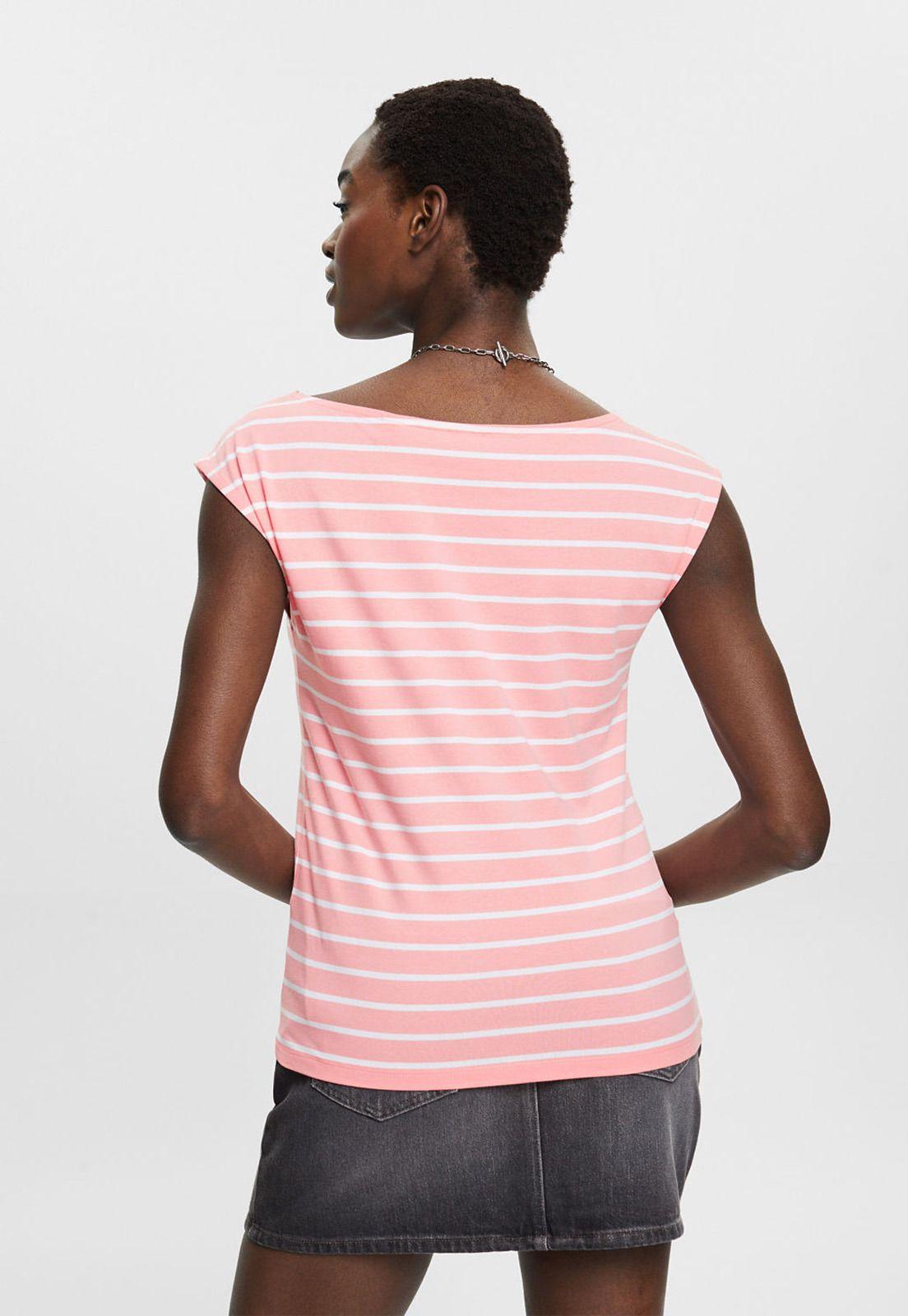 Polera Con Diseño A Rayas Mujer Esprit Arena-5