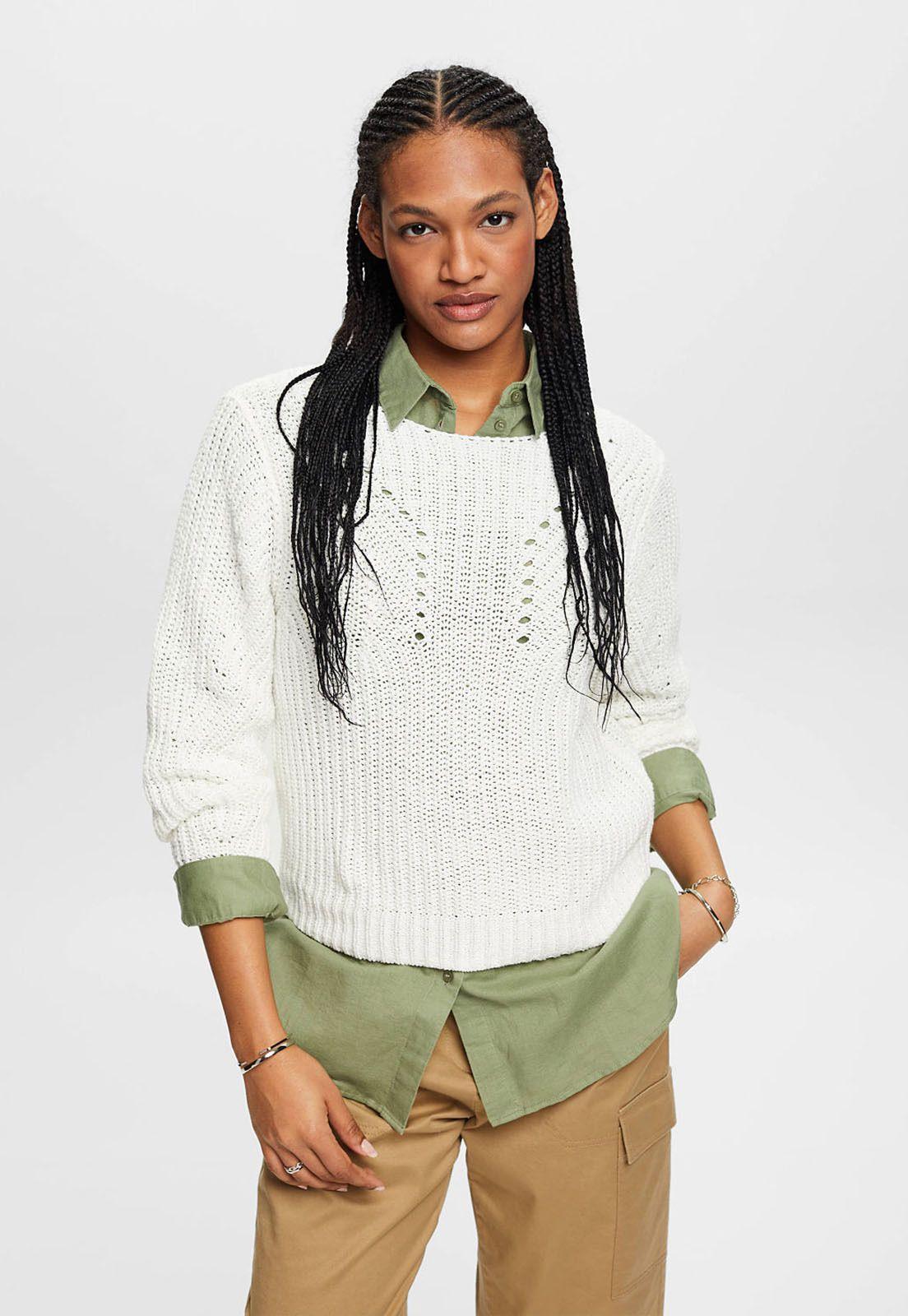 Sweater De Punto Holgado Mujer Esprit-0