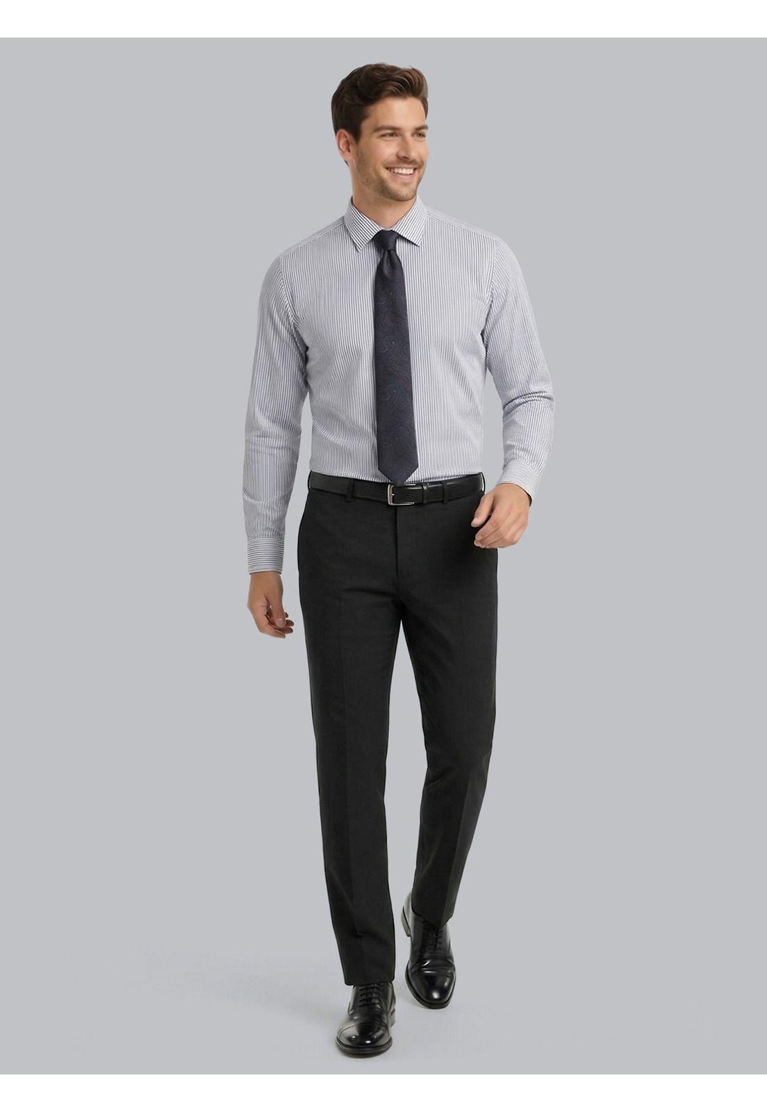 Camisa Formal Rayas Tailored Fit Negro Arrow ARM0540NE-3