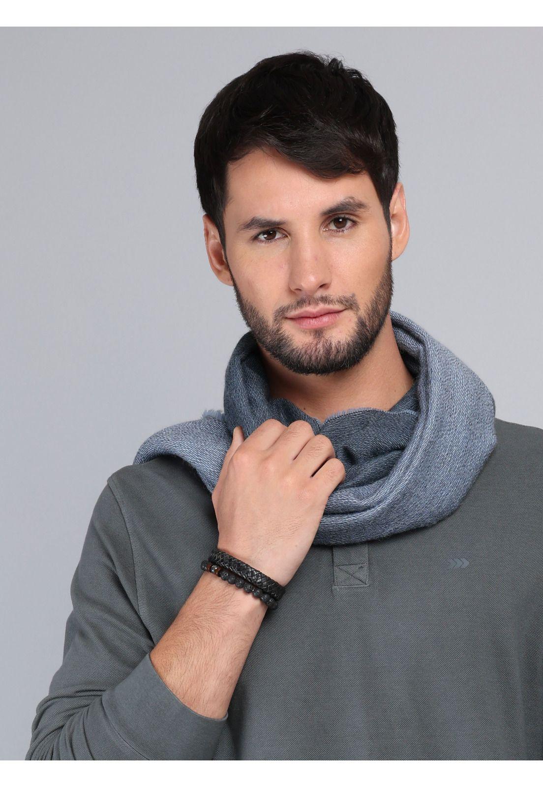 Bufanda Bicolor Celeste Arrow BU33009CE-4