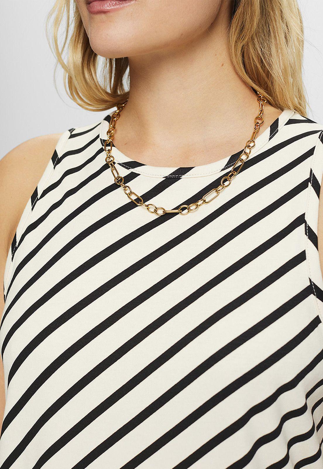 Polera Sin Mangas A Rayas Mujer Esprit 044EE1K355-2