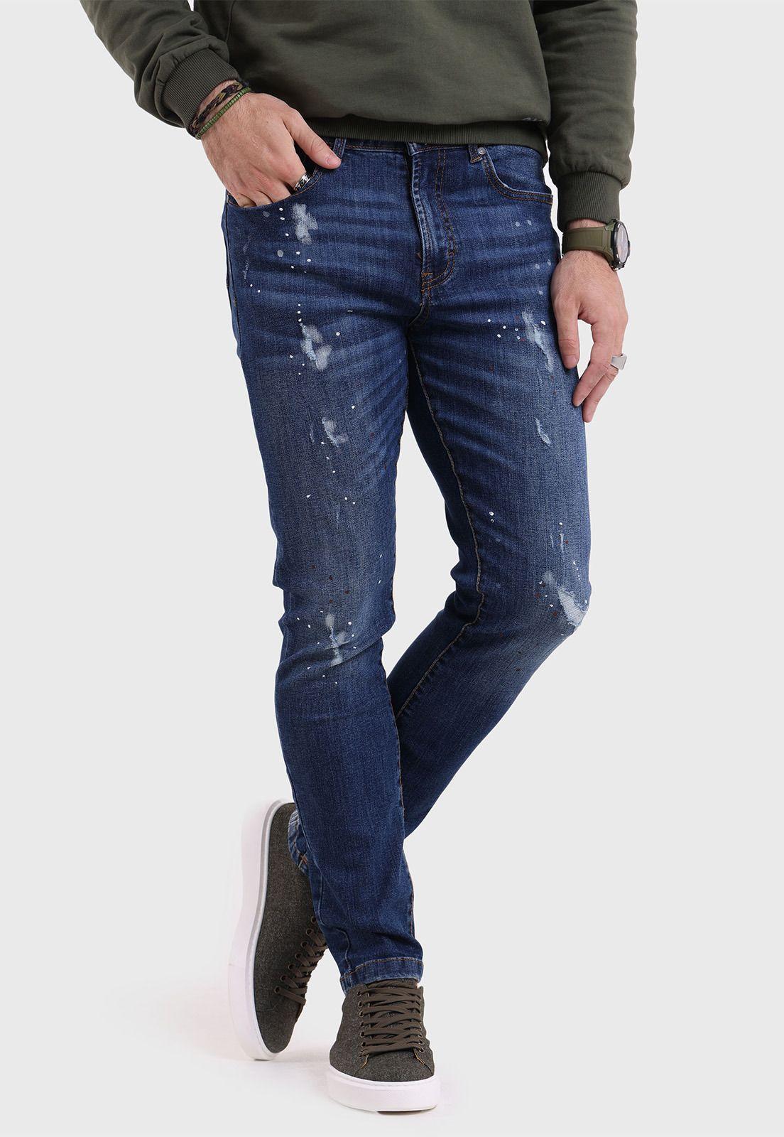 Jeans Slim Fit Hombre Soviet-0