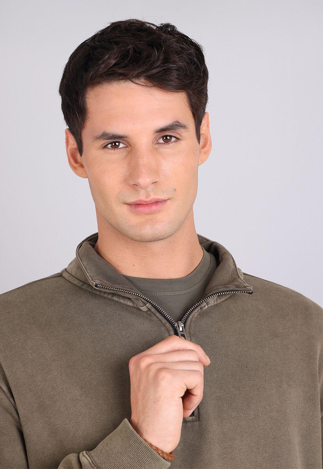 Poleron Half Zipper Hombre Soviet SPLH670VE-2