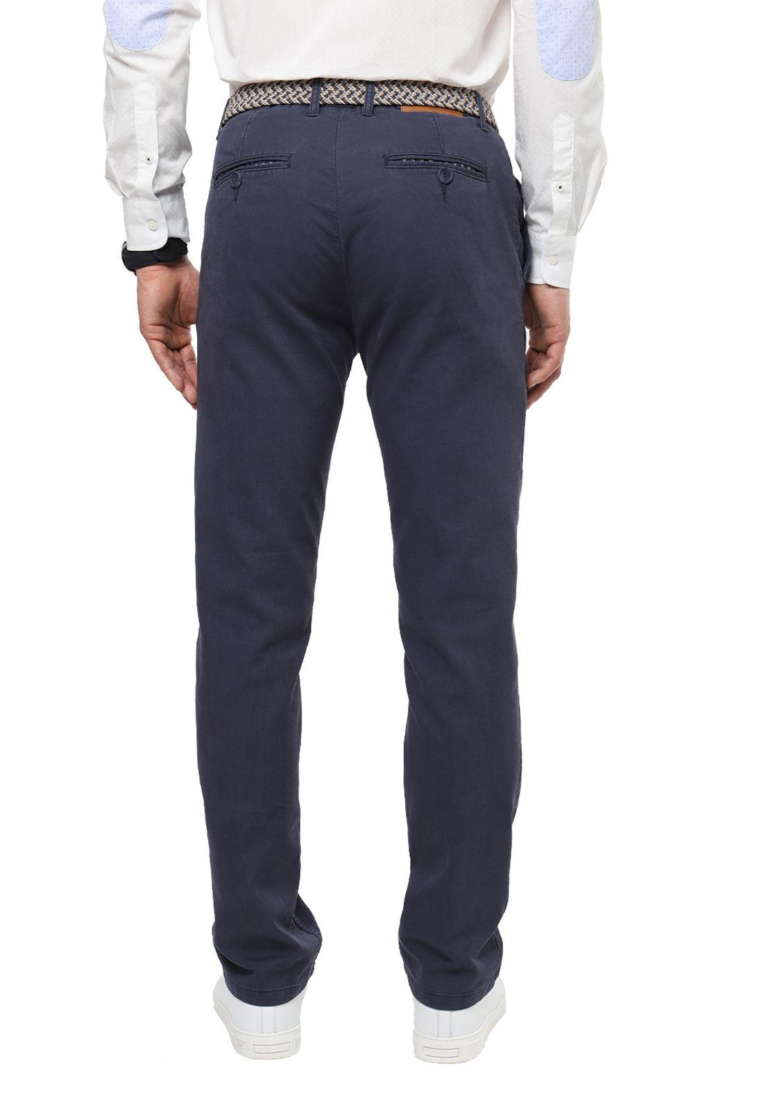 Pantalón Semi Formal Azul-1