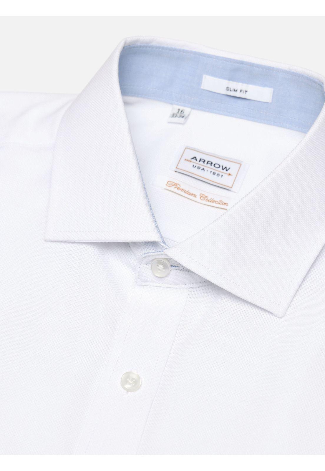 Camisa Formal Oxford Slim Fit Blanco Arrow ARM0625BL-4