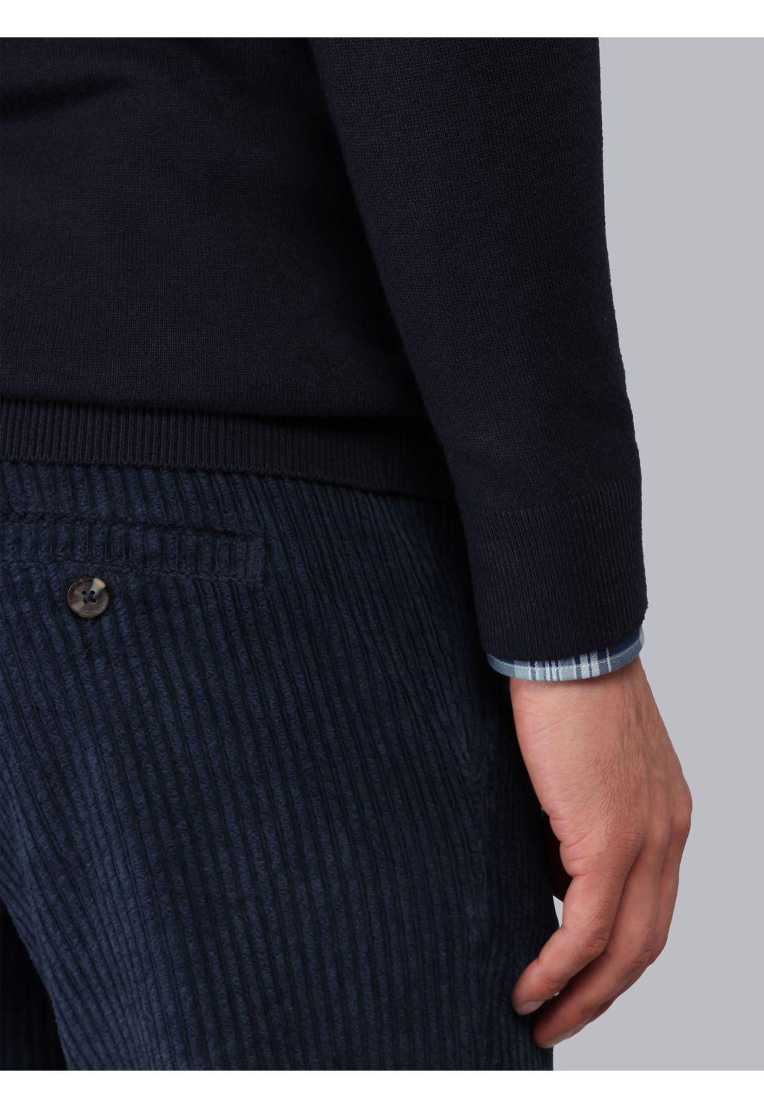 Sweater Liso Cuello V Piero Butti PBCII20NB-4