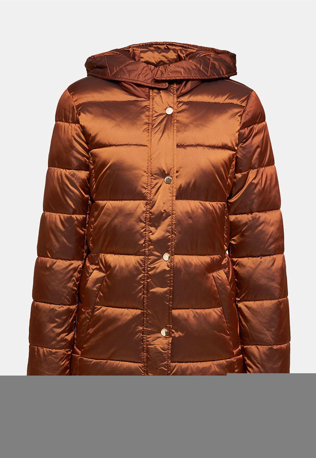Parka Mujer Con Capucha Thinsulate™ De 3M™ Esprit Marrón-3