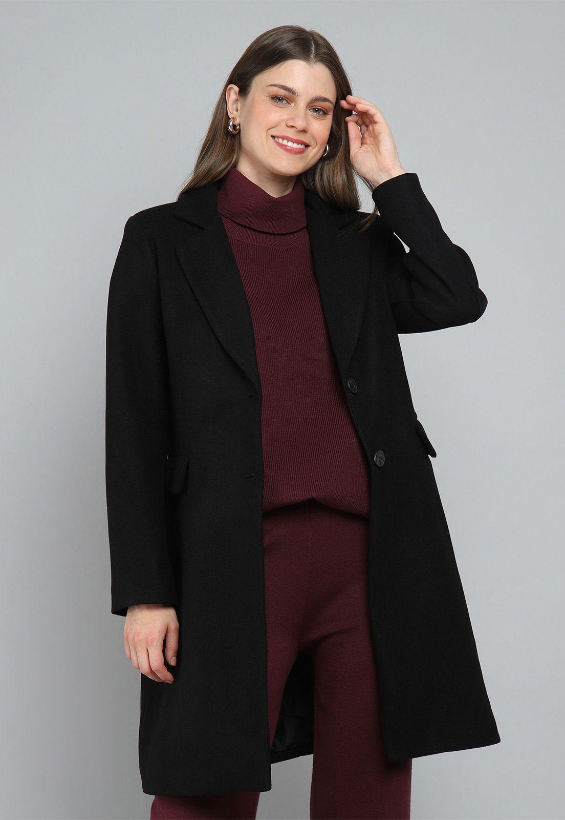 Abrigo de Paño Mujer Esprit C035036-0