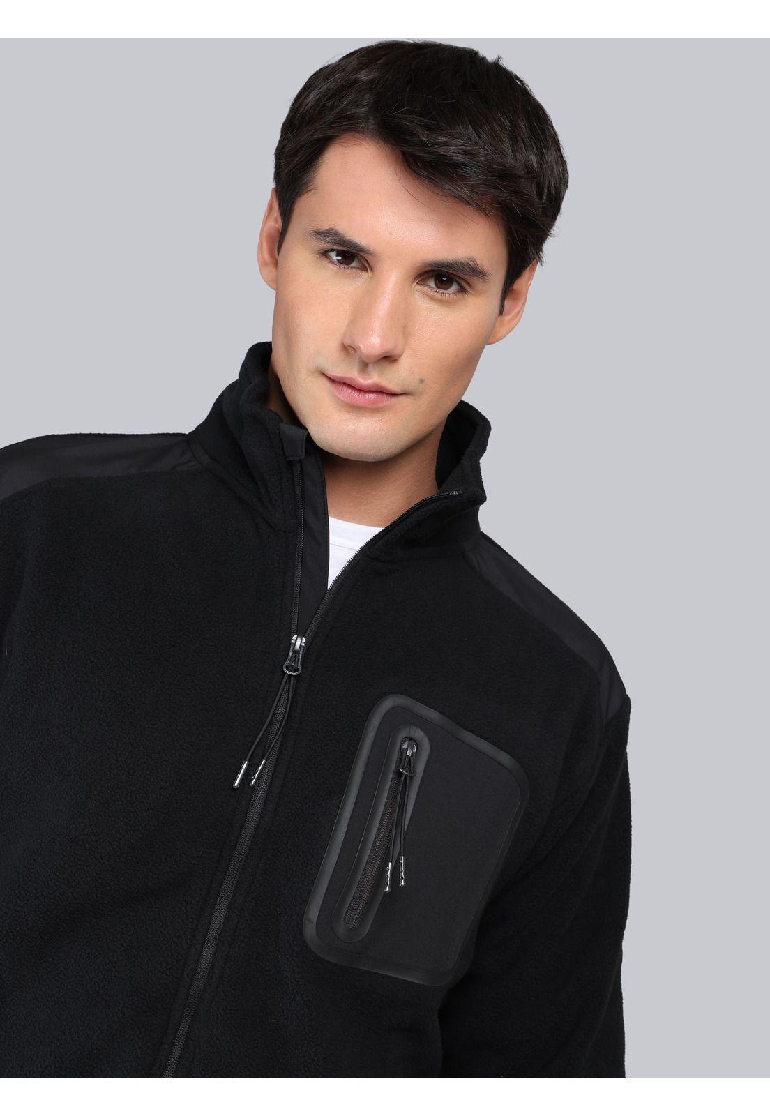 Polerón Polar Regular Fit Negro Soviet SCIJ091NE-2