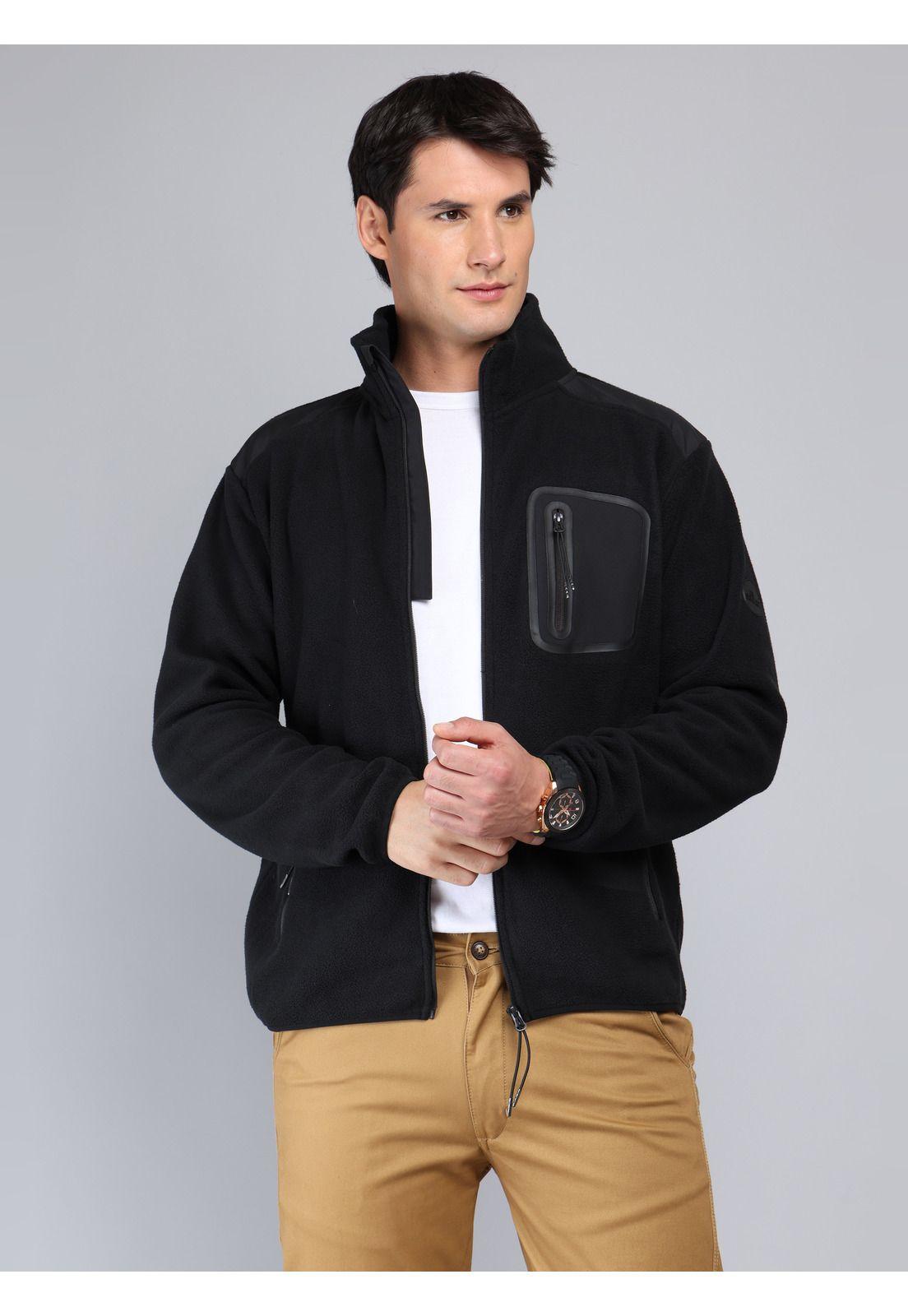 Polerón Polar Regular Fit Negro Soviet SCIJ091NE-5