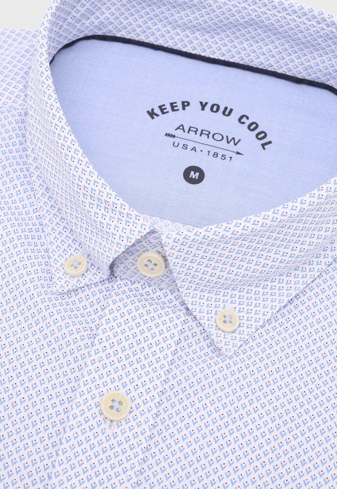 Camisa Mini Print Manga Corta Arrow-1