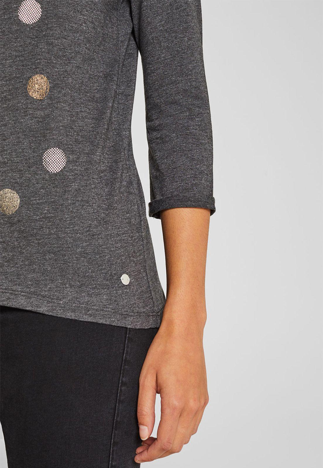 Polera Jaspeada Estampada Esprit-2