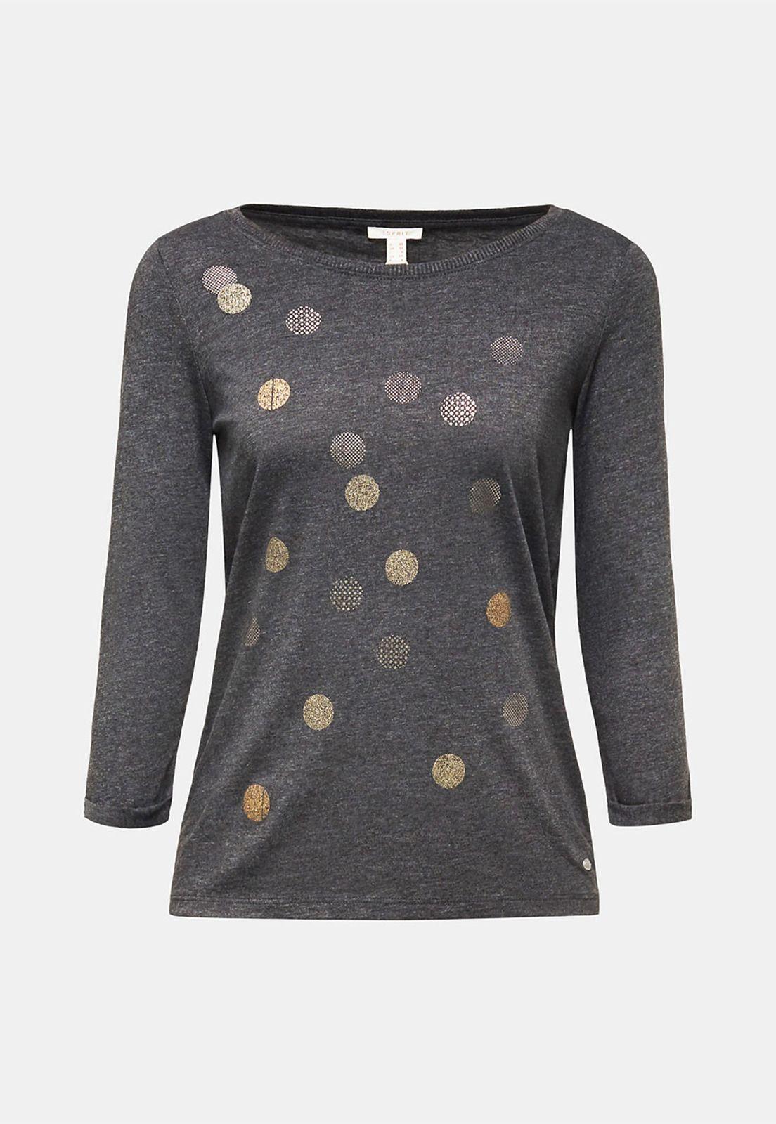 Polera Jaspeada Estampada Esprit-3