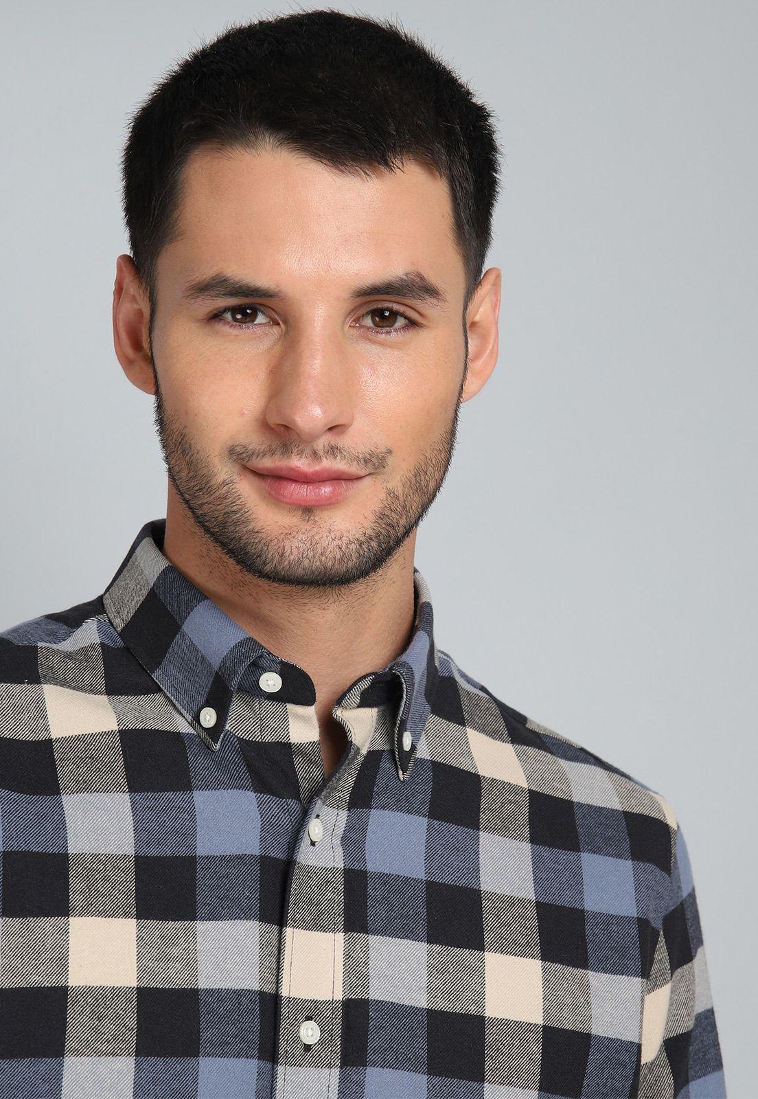 Camisa Cotelé Manga Larga Guy Laroche GLBIF43NB-2