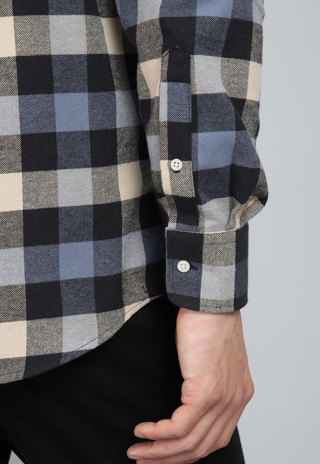 Camisa Cotelé Manga Larga Guy Laroche GLBIF43NB-5