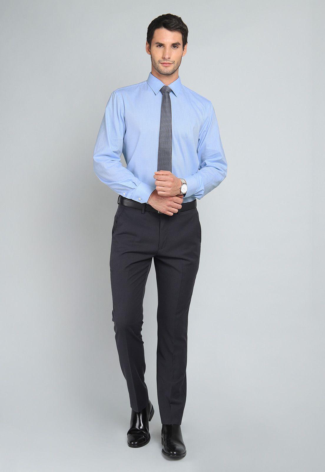 Camisa Hombre Arrow Formal Rayas Spandex Slim Fit-4