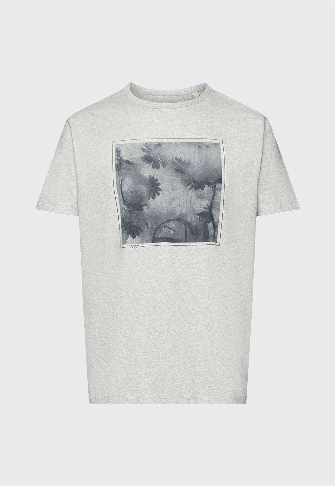 Polera Mezcla De Algodón Y Viscosa Hombre Esprit-3