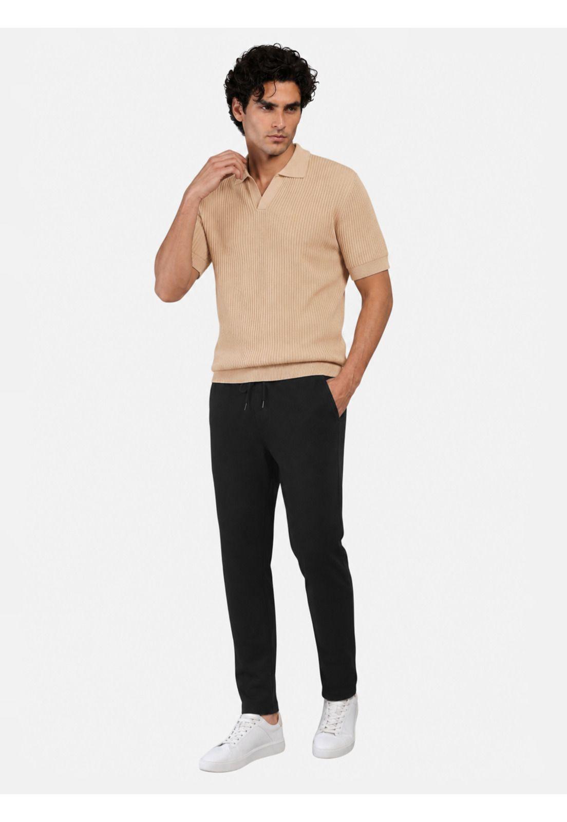 Polera Tejida Regular Fit Beige Arrow PO34044BE-3