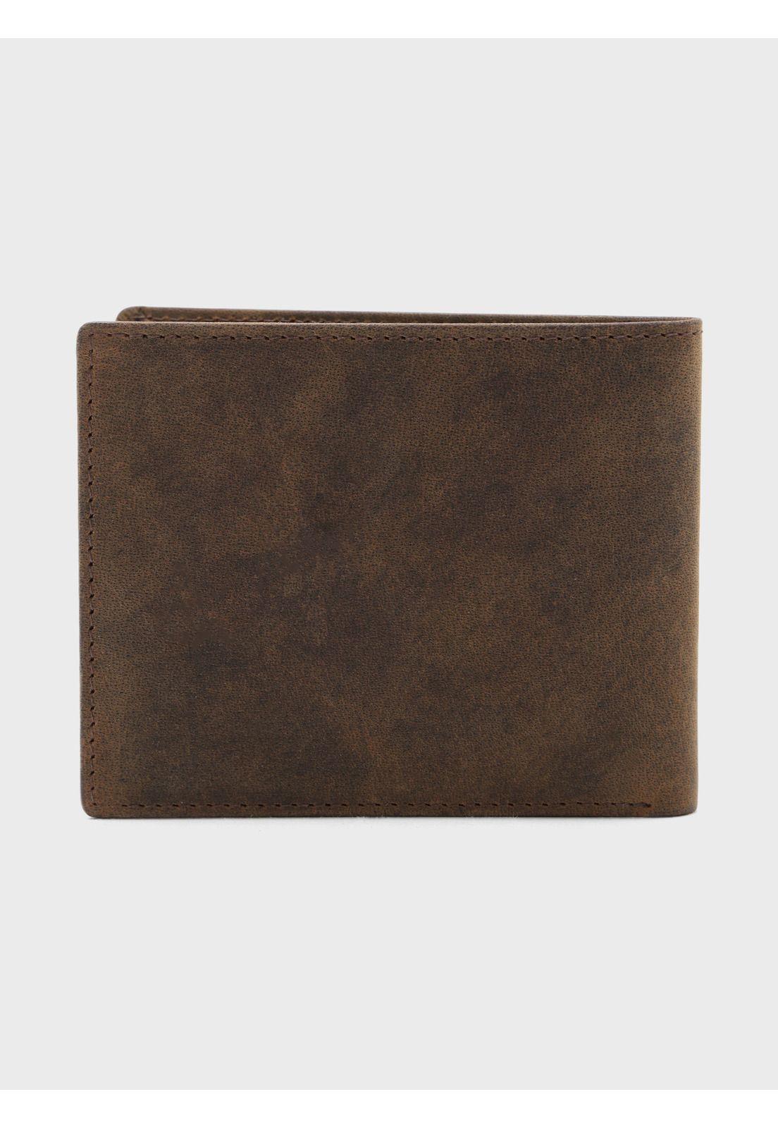 Billetera De Cuero Texturada Café Piero Butti PBCBI30CA-1