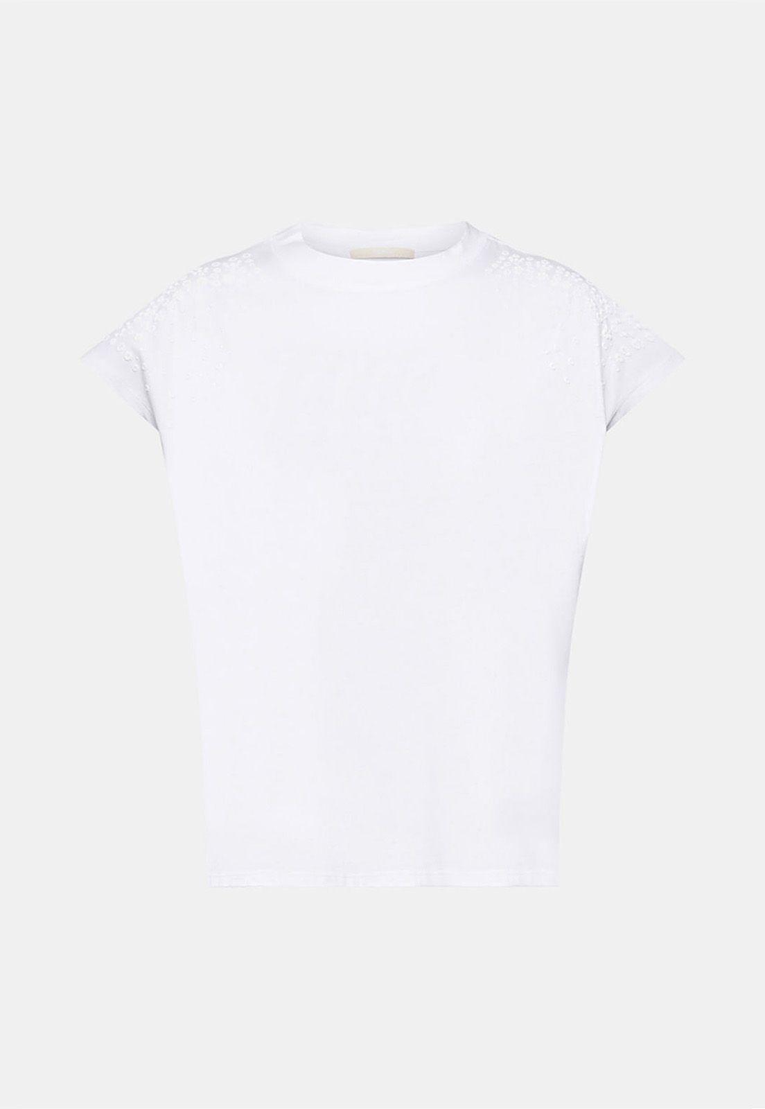 Polera Sin Mangas Con Textura Mujer Esprit Azul marino-3