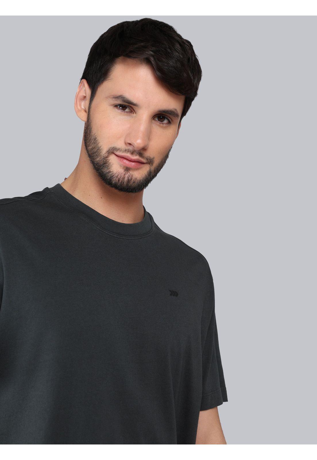 Polera Lisa Stone Wash Regular Fit Negro Arrow PO33074NE-2