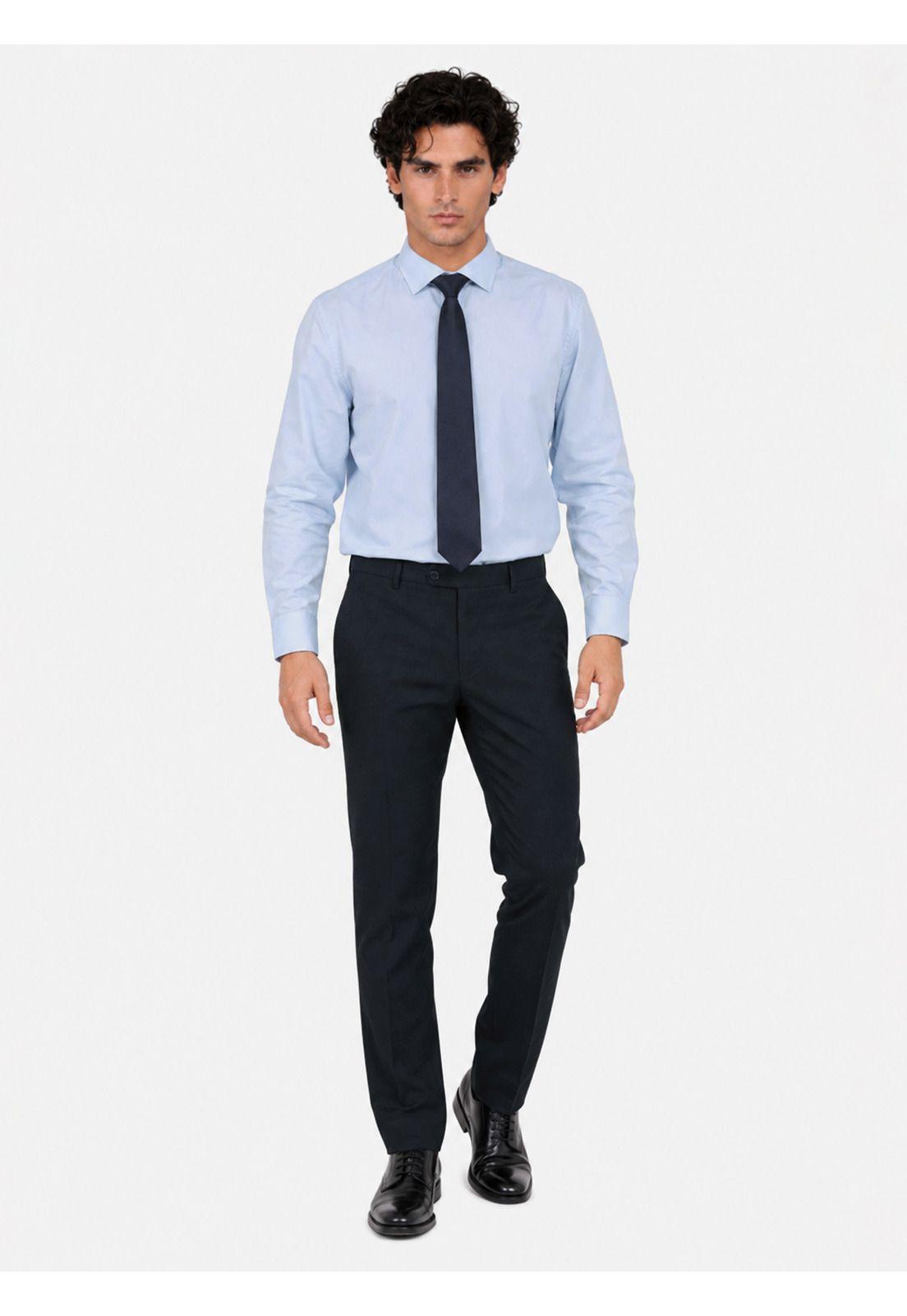 Camisa Formal Lisa Tailored Fit Celeste Arrow ARM0612CE-4