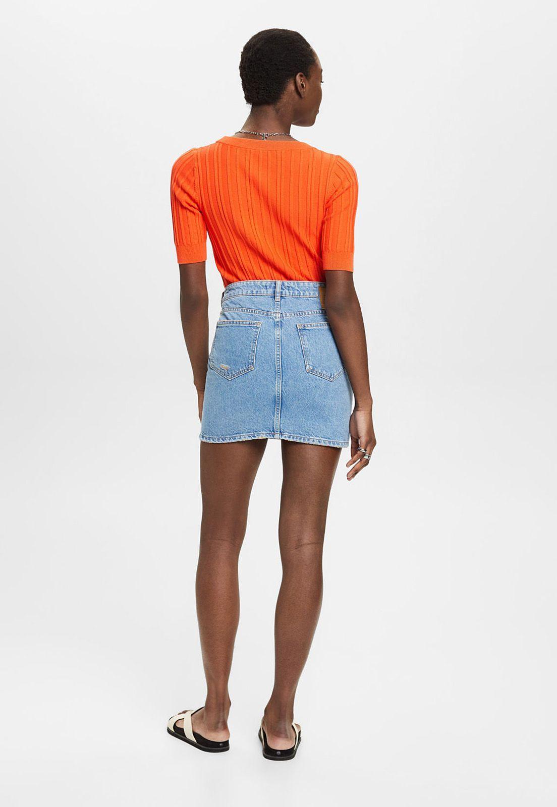 Minifalda De Mezclilla Mujer Esprit-1