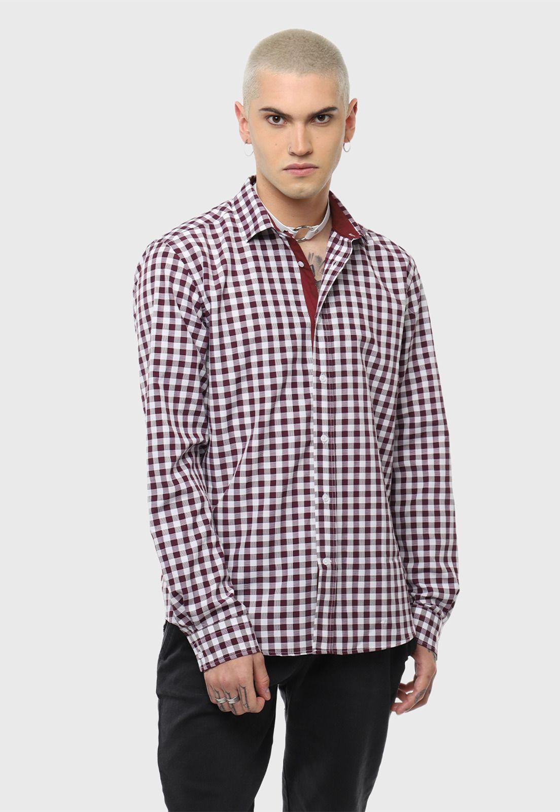 Camisa Casual Cuadros Soviet-0