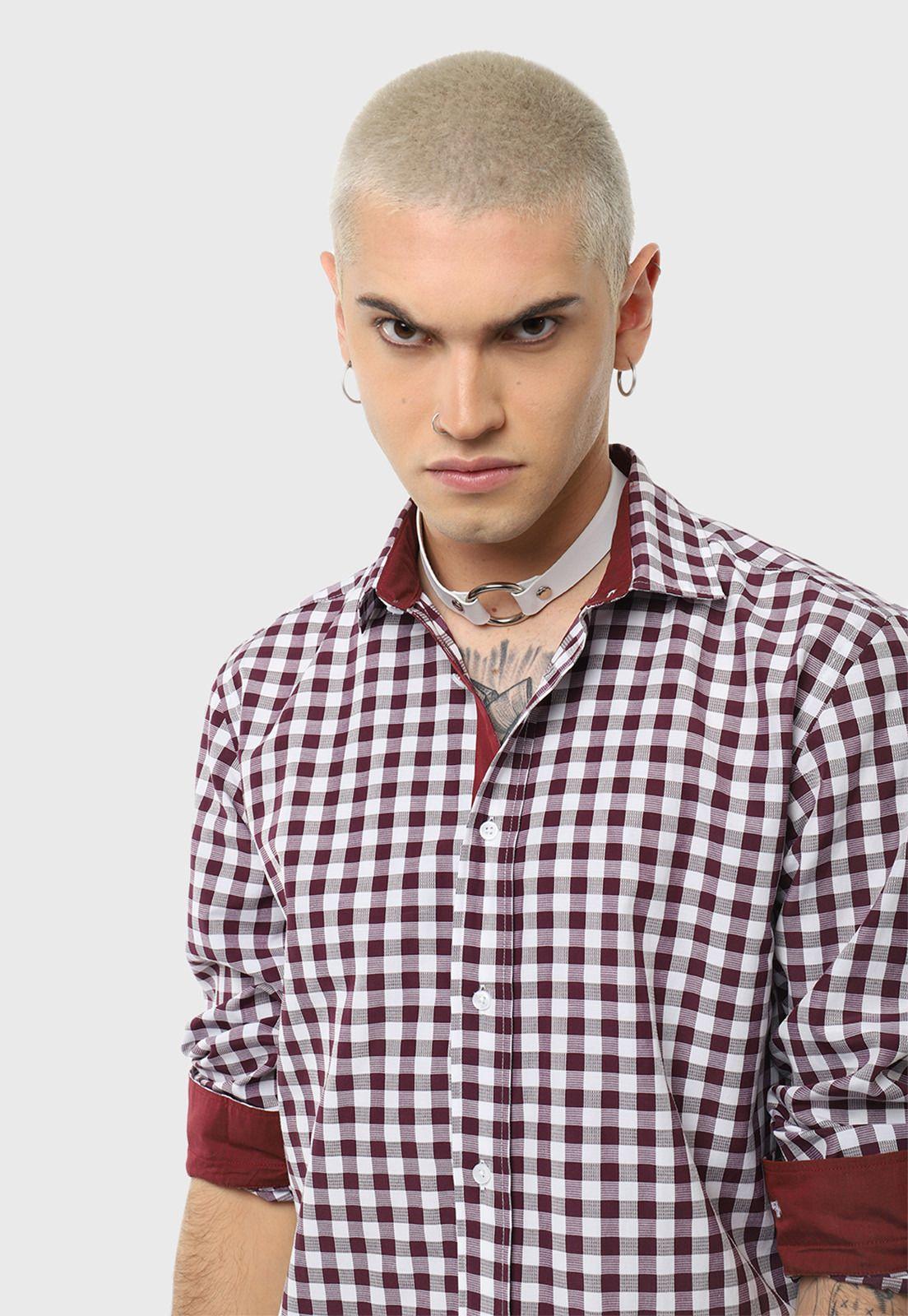 Camisa Casual Cuadros Soviet-2