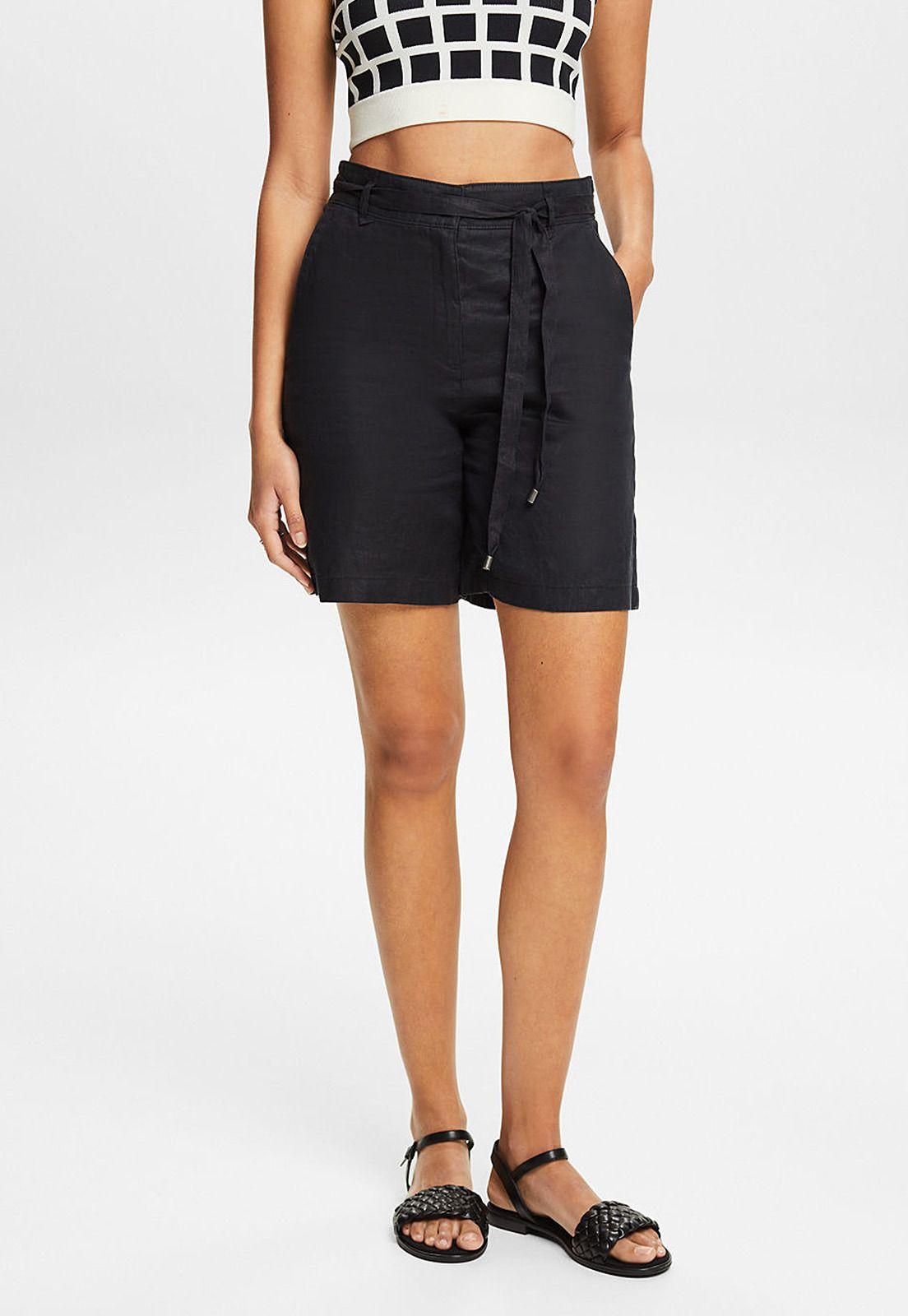 Short De Lino Mujer Esprit 034EE1C304-0