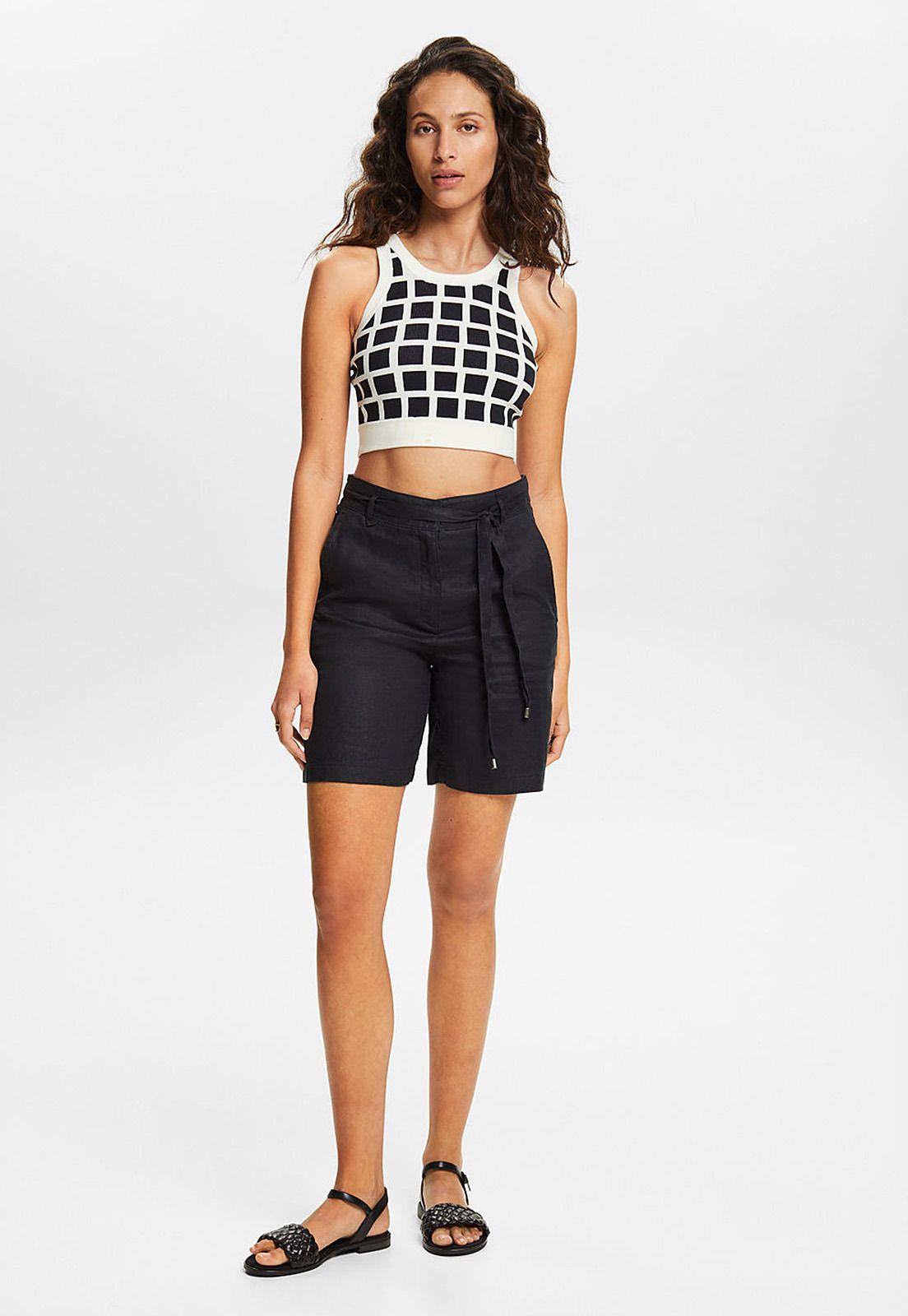 Short De Lino Mujer Esprit 034EE1C304-3