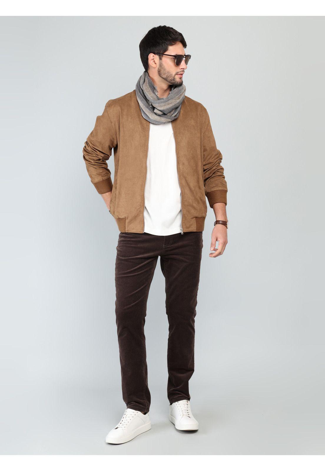 Chaqueta Bomber Regular Fit Camel Arrow CA33043CM-3