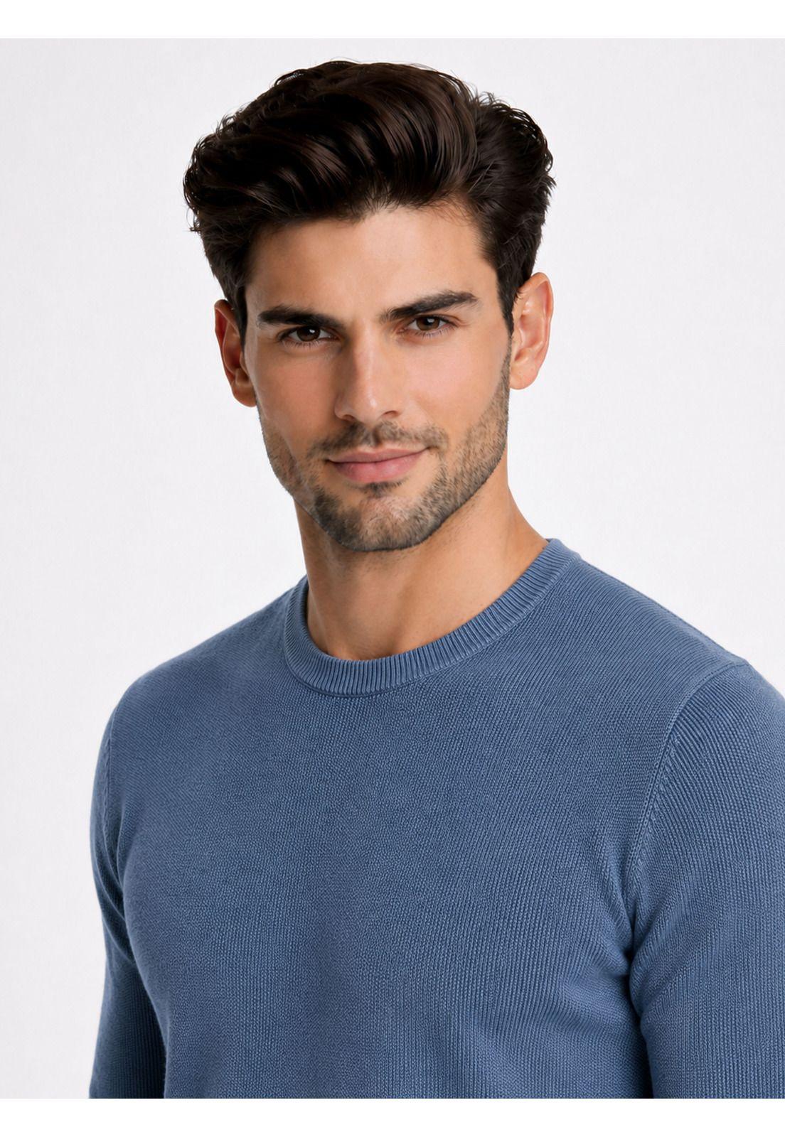 Sweater Stone Wash Regular Fit Denim Piero Butti PBDVI24DE-2