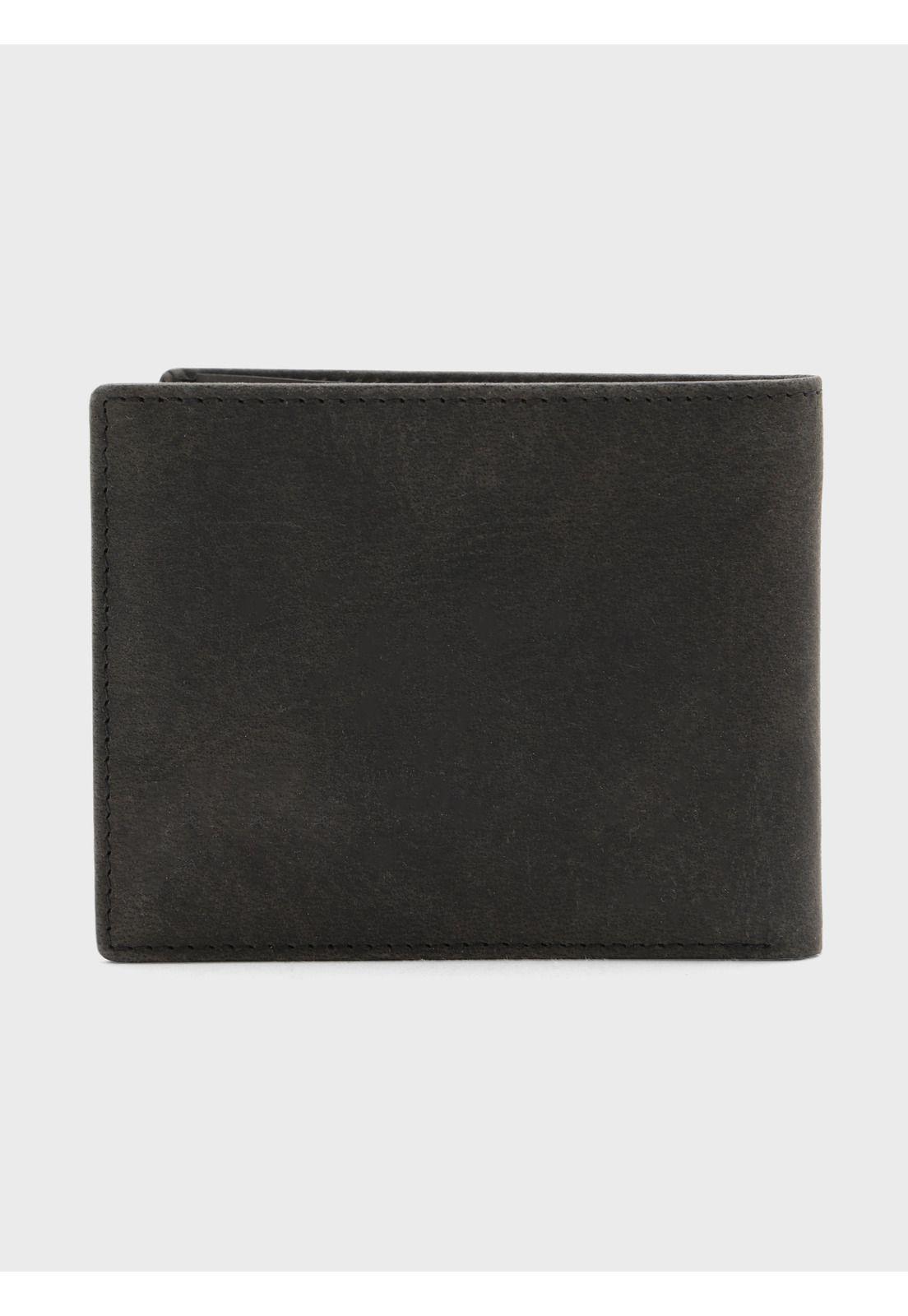 Billetera De Cuero Texturada Negro Piero Butti PBCBI30NE-1