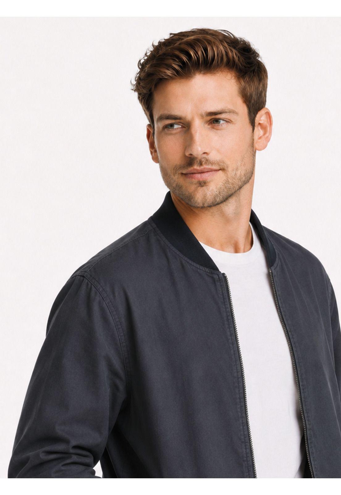 Chaqueta Bomber Regular Fit Azul Marino Arrow CA34011NB-2