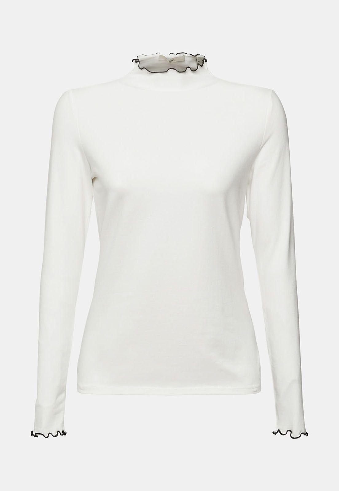 Polera Con Cuello Mao Fruncido Mujer Esprit-3
