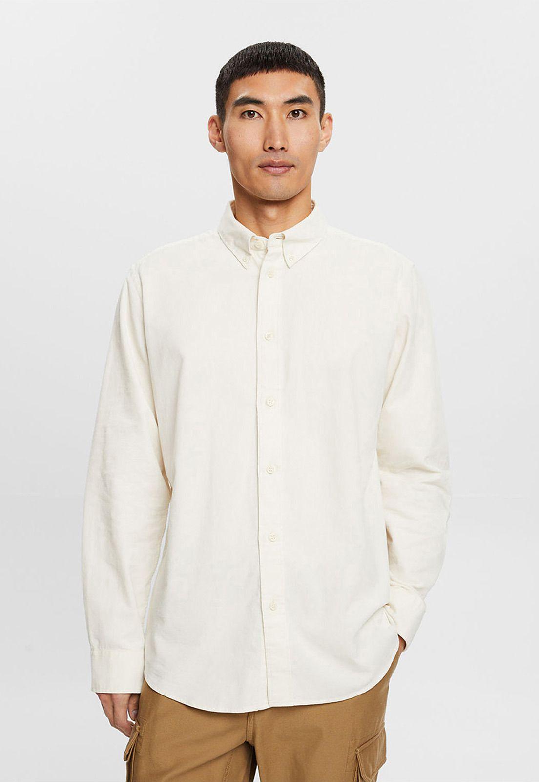Camisa De Pana Hombre Esprit 093EE2F301-0