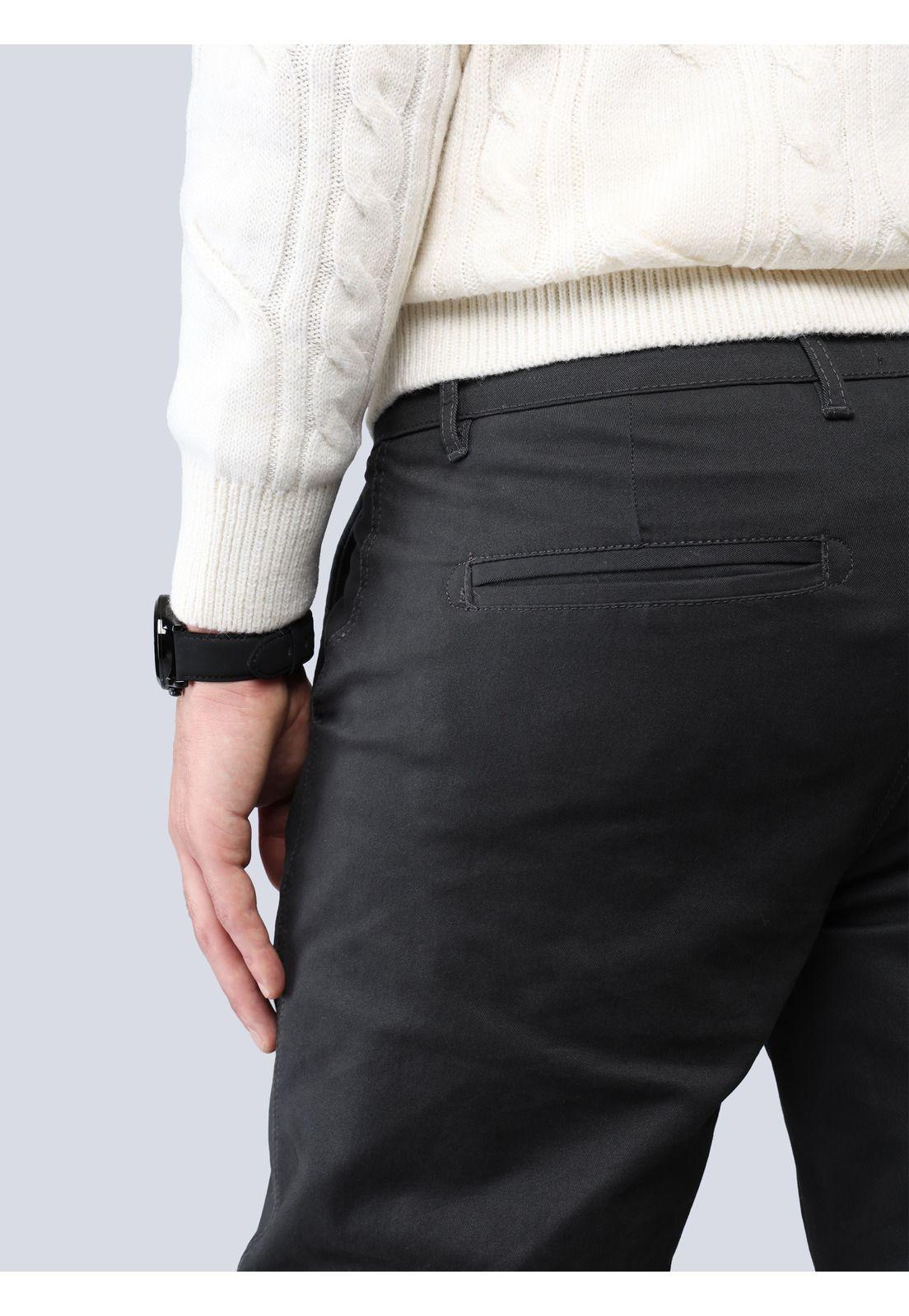 Pantalón Chino Spandex Regular Fit Gris oscuro Soviet SCIB100GO-4