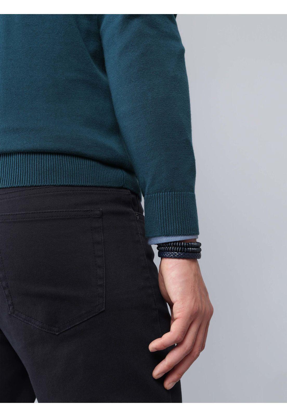 Sweater Cuello V Regular Fit Petróleo Arrow SW33001PE-3