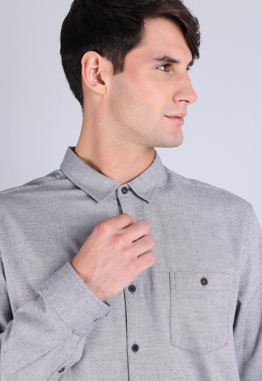 Camisa Manga Larga Hombre Soviet AISHF07GR-2
