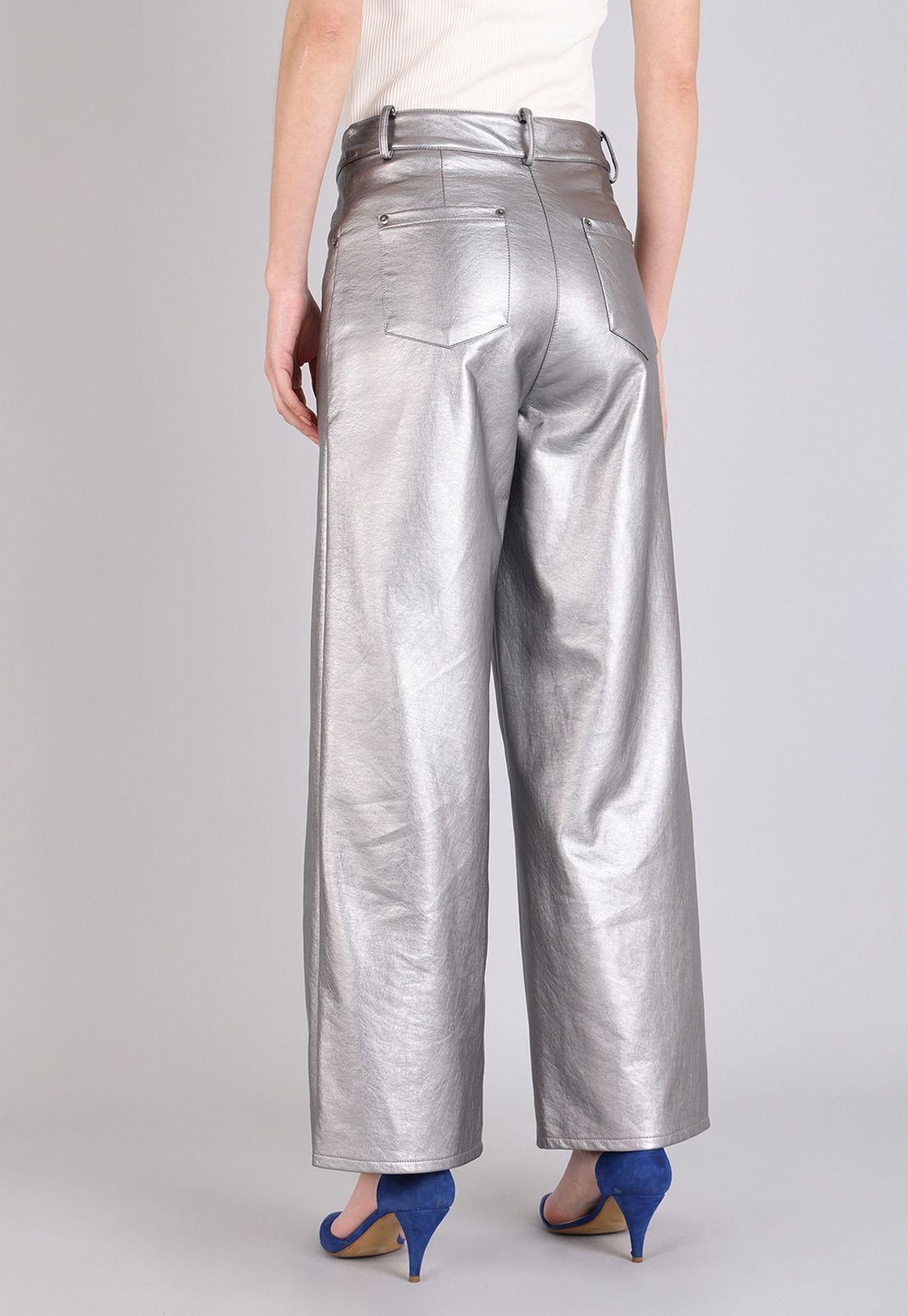 Pantalon Metalic Mujer Soviet SPAM621GR-1