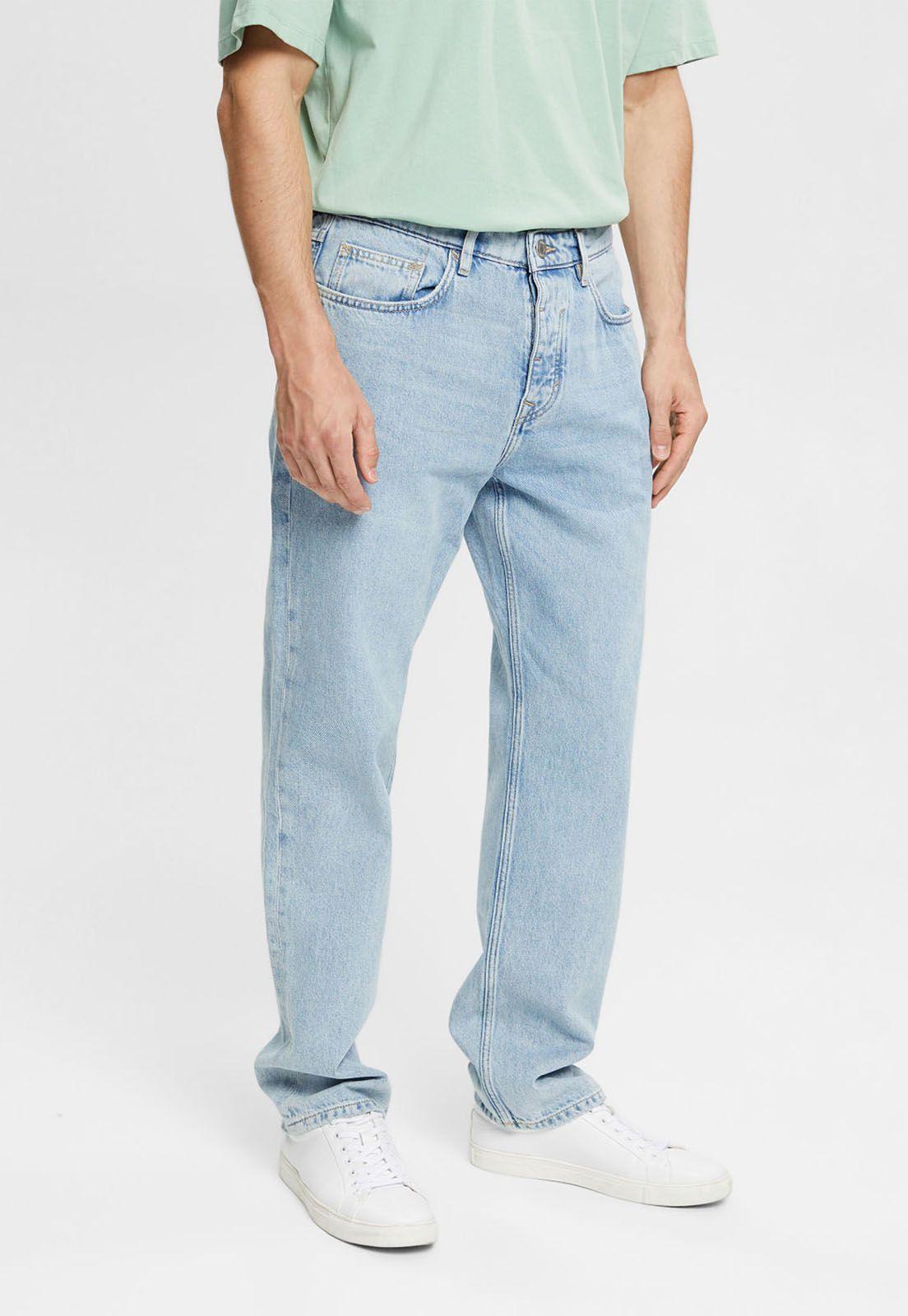 Jeans Corte Recto Hombre Esprit-0