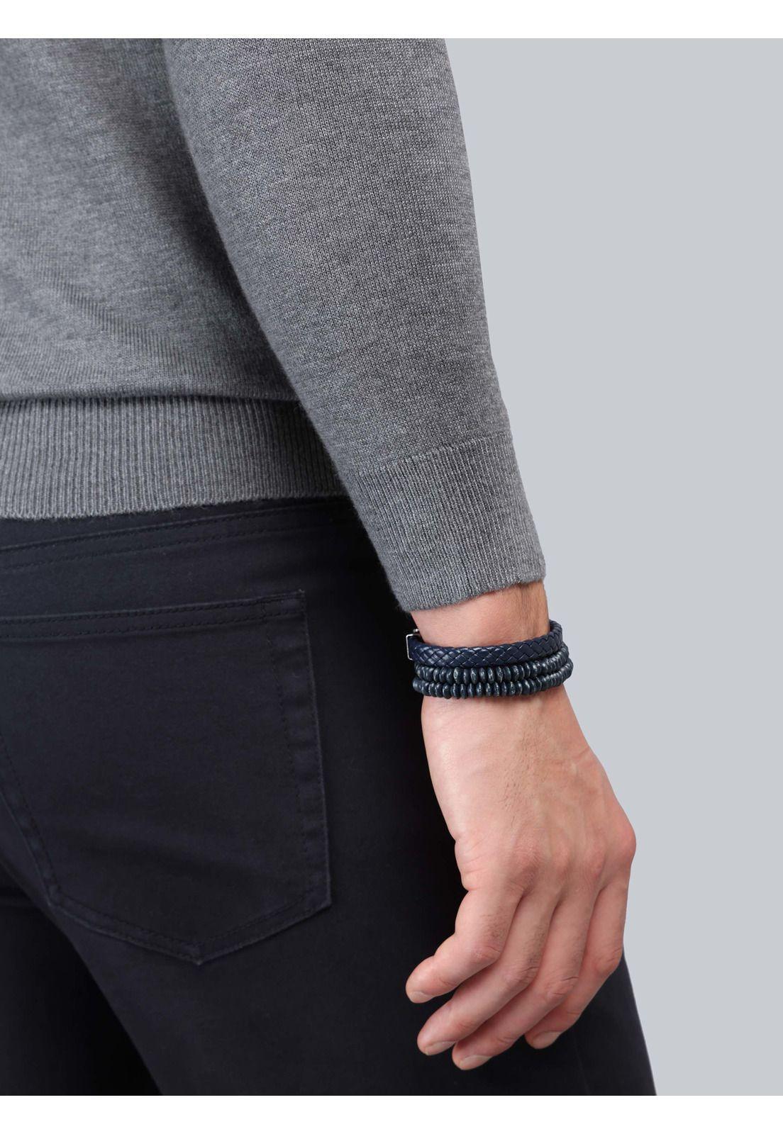 Sweater Cuello Alto Regular Fit Gris Arrow SW33085GR-4