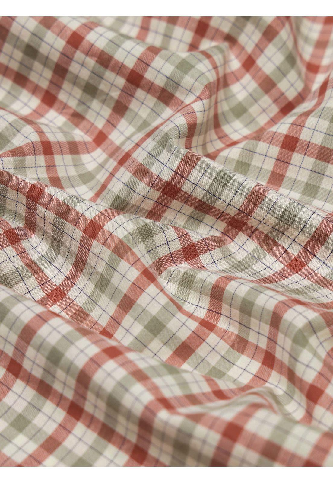 Camisa A Cuadros Regular Fit Rojo Arrow CM34008RO-6