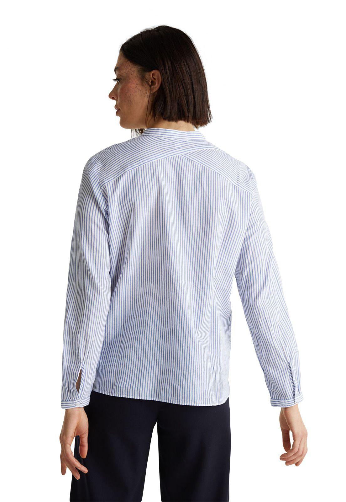 Blusa con cuello alto-5
