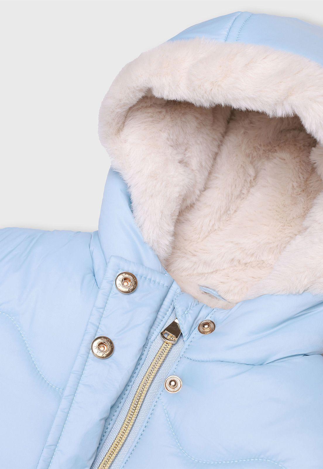 Parka Con Capucha Niña Osito OPKA305AQ-2