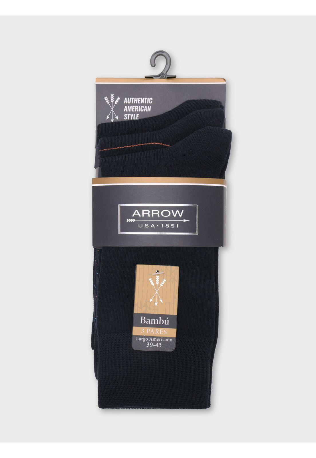 Calcetines Pack 3 Unidades Bambú Arrow CP32616AZ-6